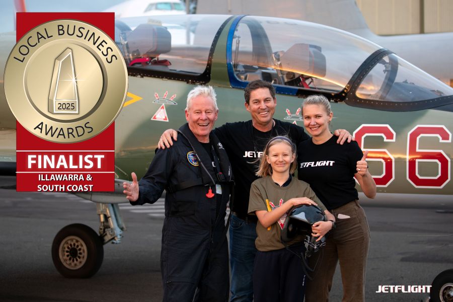 Jetflight Team: Finalists for the 2025 Illawarra & South Coast Local Business Awards